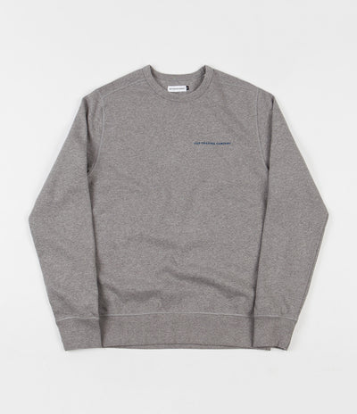 Pop Trading Company x Parra Logo Crewneck Sweatshirt - Heather Grey