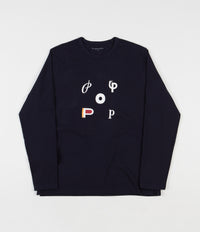Pop Trading Company x Parra Long Sleeve T-Shirt - Navy