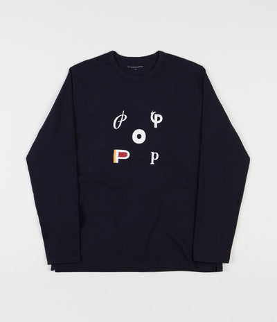 Pop Trading Company x Parra Long Sleeve T-Shirt - Navy