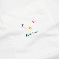 Pop Trading Company x Paul Smith Embroidered Logo T-Shirt - White thumbnail