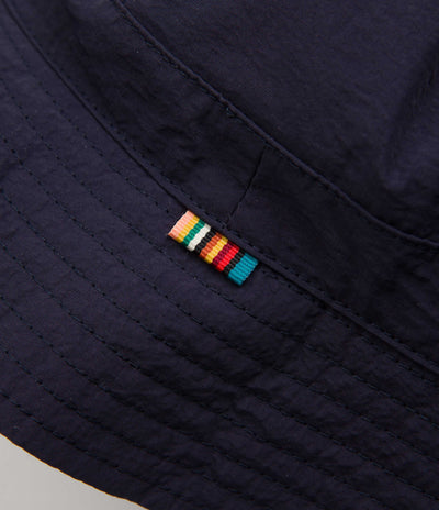 Pop Trading Company x Paul Smith Reversible Bucket Hat - Navy