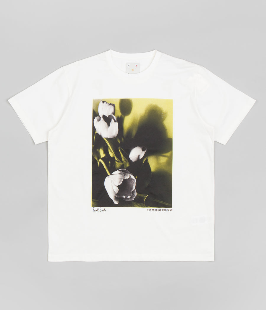 Pop Trading Company x Paul Smith Tulip Print T-Shirt - White