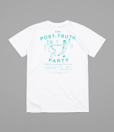 Post Details Disinformation Division Post Truth T-Shirt - White