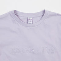 Post Details Drama Club Faces Long Sleeve T-Shirt - Purple thumbnail