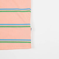 Post Details Striped T-Shirt - Peach / Blue / Green thumbnail