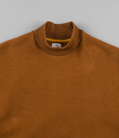 Polar Cozy Mock Neck Sweatshirt - Caramel