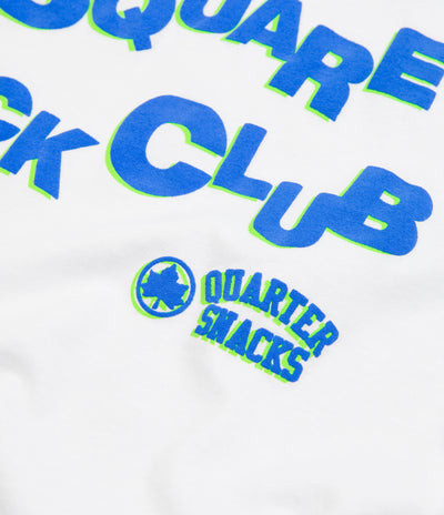 Quartersnacks 2023 Track Club T-Shirt - White