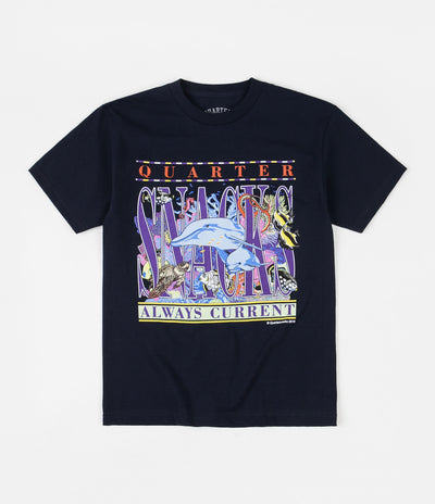 Quartersnacks Always Current T-Shirt - Navy