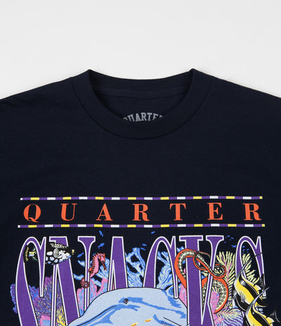 Quartersnacks Always Current T-Shirt - Navy