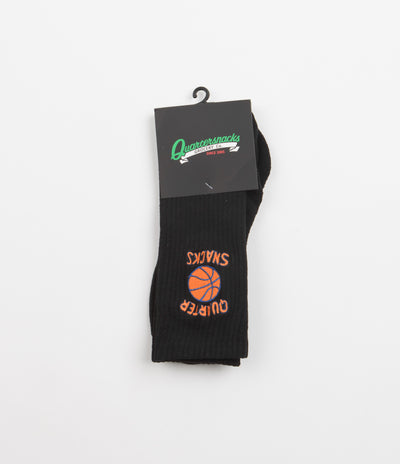 Quartersnacks Ball Is Life Socks in Black
