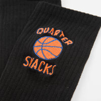 Quartersnacks Ball Is Life Socks - Black thumbnail