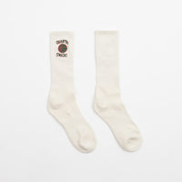 Quartersnacks Ball Is Life Socks - Cream thumbnail