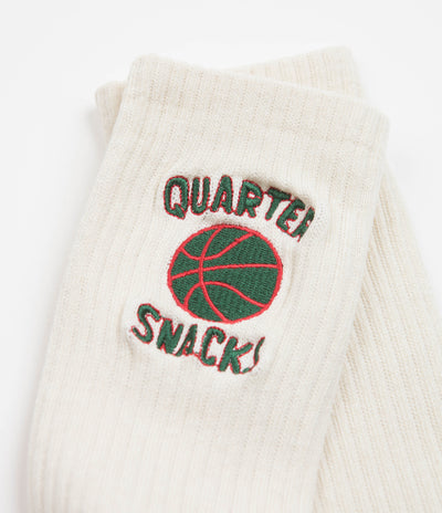 Quartersnacks Ball Is Life Socks - Cream
