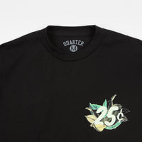 Quartersnacks Botanical Snackman T-Shirt - Black thumbnail