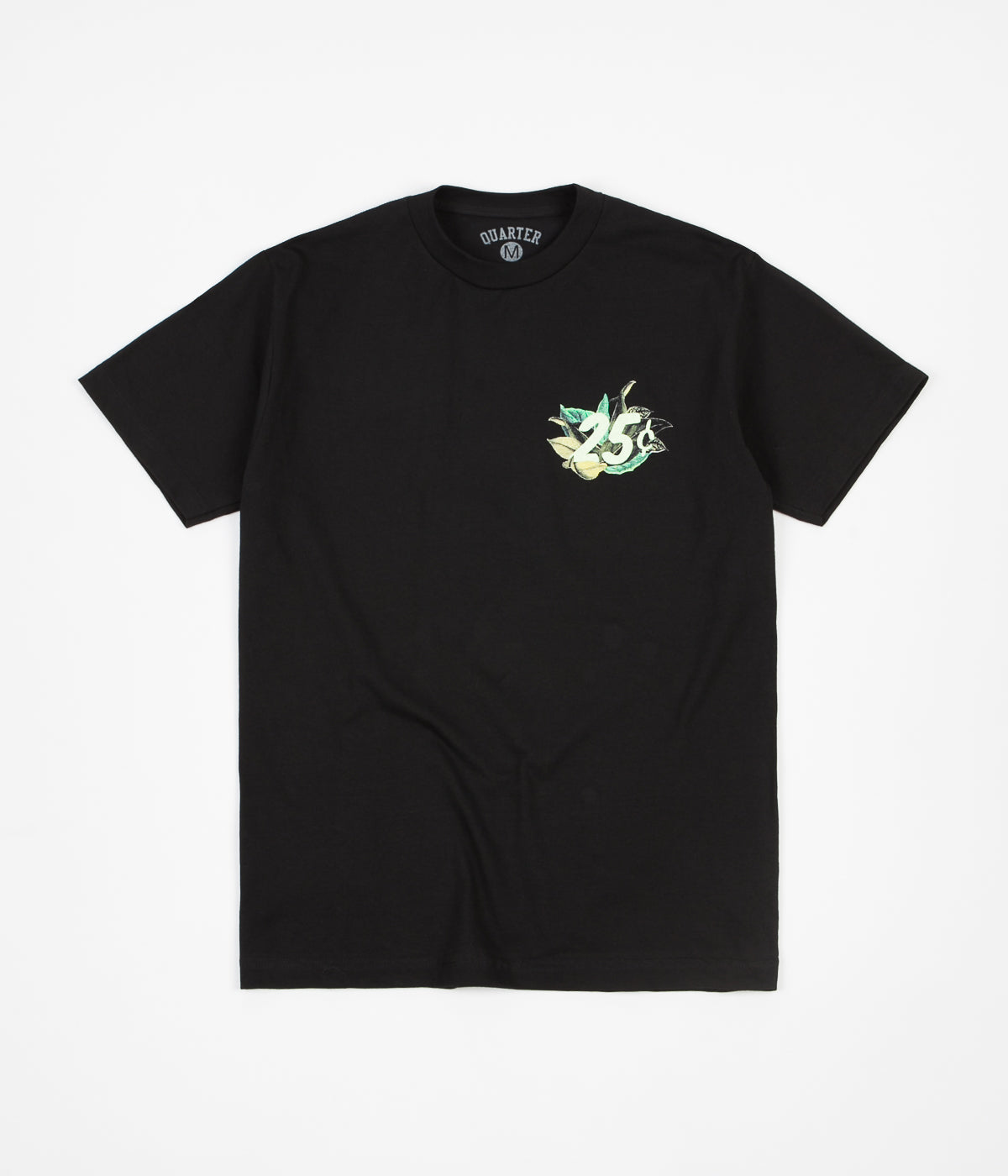 Quartersnacks Botanical Snackman T-Shirt - Black | Flatspot