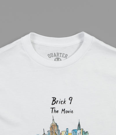Quartersnacks Brick 9 T-Shirt - White