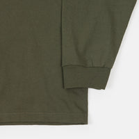 Quartersnacks Classic Snackman Long Sleeve T-Shirt - Olive thumbnail