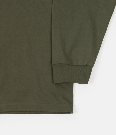 Quartersnacks Classic Snackman Long Sleeve T-Shirt - Olive