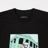 Quartersnacks Courthouse T-Shirt - Black thumbnail
