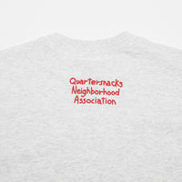 Quartersnacks Crime Hurts T-Shirt - Ash Grey thumbnail