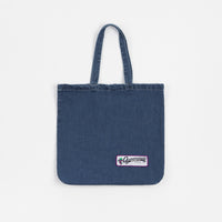 Quartersnacks Denim Grocery Tote Bag - Medium Blue thumbnail