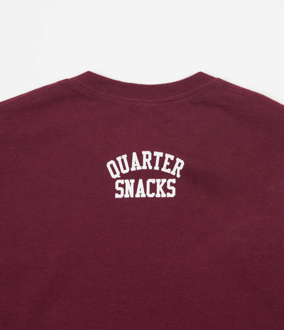 Quartersnacks Fine Art T-Shirt - Burgundy