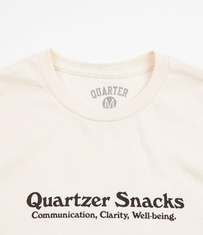 Quartersnacks Gem Snackman T-Shirt - Cream