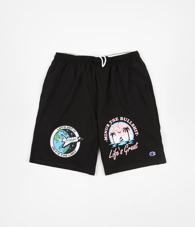 Quartersnacks Motivation Shorts - Black