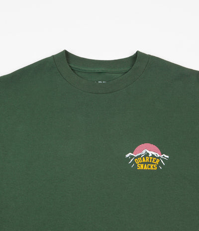 Quartersnacks Mountain Long Sleeve T-Shirt - Forrest Green