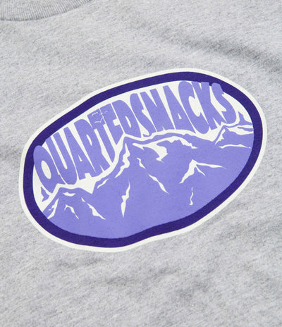 Quartersnacks Mountain Long Sleeve T-Shirt - Grey