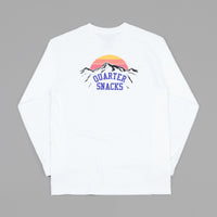 Quartersnacks Mountain Long Sleeve T-Shirt - White thumbnail