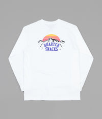 Quartersnacks Mountain Long Sleeve T-Shirt - White