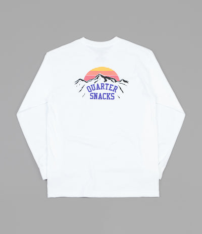 Quartersnacks Mountain Long Sleeve T-Shirt - White