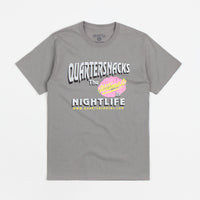 Quartersnacks Nightlife T-Shirt - Grey thumbnail