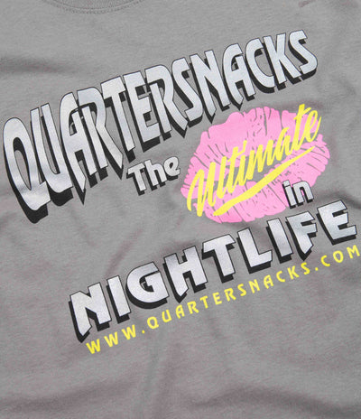 Quartersnacks Nightlife T-Shirt - Grey