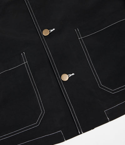 Quartersnacks Nylon Chore Jacket - Black