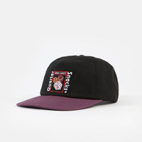 Quartersnacks Party Cap - Black / Purple thumbnail