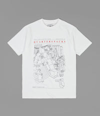 Quartersnacks Presented By T-Shirt - White