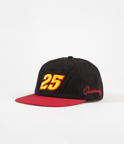 Quartersnacks Racer Cap - Black / Red