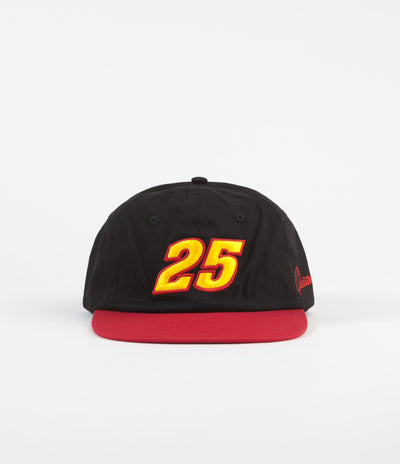 Quartersnacks Racer Cap - Black / Red