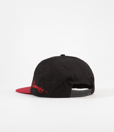 Quartersnacks Racer Cap - Black / Red