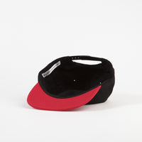 Quartersnacks Racer Cap - Black / Red thumbnail