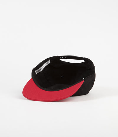 Quartersnacks Racer Cap - Black / Red