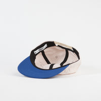 Quartersnacks Racer Cap - Natural / Royal thumbnail