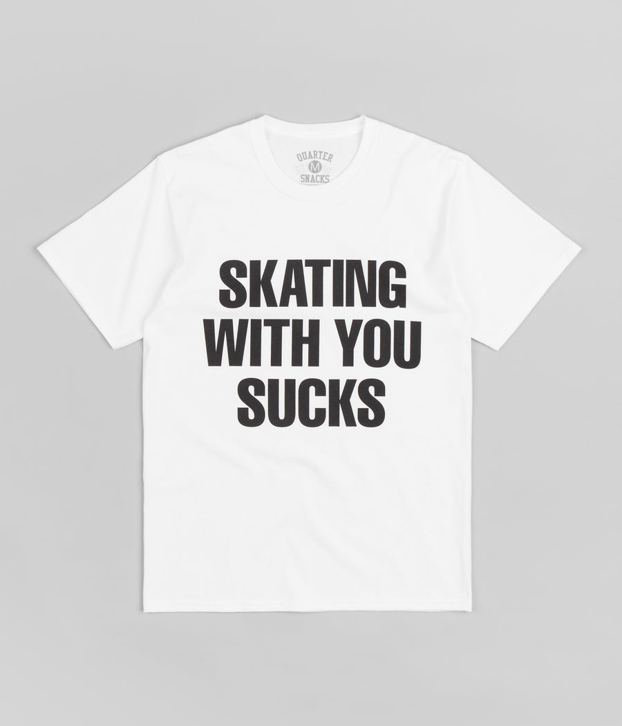 Quartersnacks Skating With You T-Shirt - White