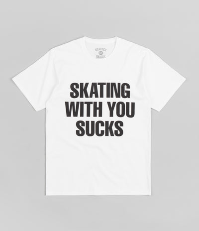 Quartersnacks Skating With You T-Shirt - White