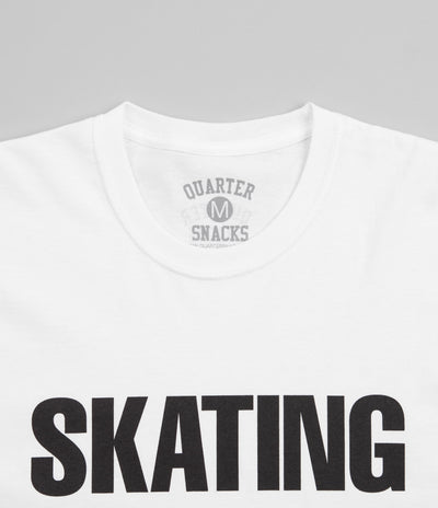 Quartersnacks Skating With You T-Shirt - White