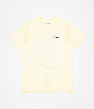 Quartersnacks Smokers Warning Snackman T-Shirt - Natural