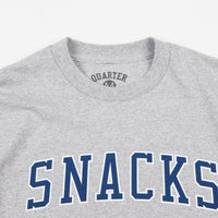 Quartersnacks Snacks Varsity T-Shirt - Heather Grey thumbnail