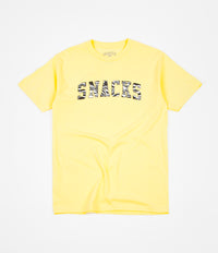 Quartersnacks Snacks Varsity T-Shirt - Light Yellow